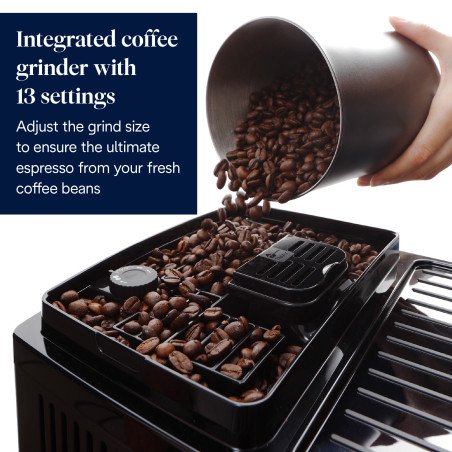 De’Longhi 0132217141 Magnifica Start Milk ECAM220.60.B, Máquina espresso, 1,8 L, Granos de café, De café molido, Molinillo