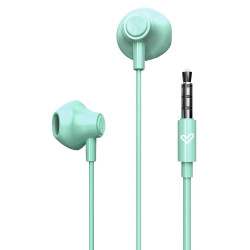 Energy Sistem 459315 EasyPods, Alámbrico, 20 - 20000 Hz, Llamadas/Música, 10 g, Auriculares, Color menta