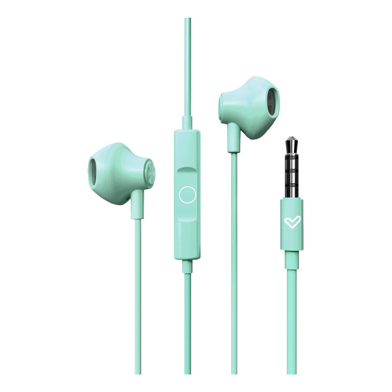 Energy Sistem 459315 EasyPods, Alámbrico, 20 - 20000 Hz, Llamadas/Música, 10 g, Auriculares, Color menta