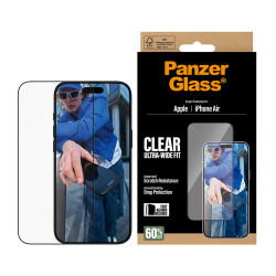 PanzerGlass PG76830 ® Screen Protector iPhone Air | Ultra-Wide Fit w. EasyAligner, Apple, Apple - iPhone Air, Aplicación en 2