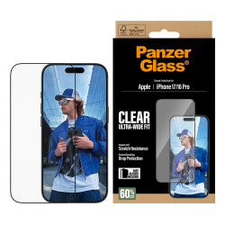 PanzerGlass PG30687 ® Screen Protector iPhone 17 | iPhone 16 Pro | Ultra-Wide Fit w. EasyAligner, Apple, Apple - iPhone 17, 2