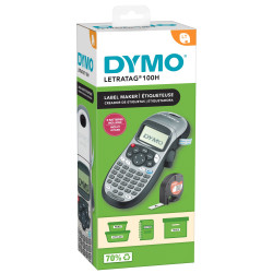 DYMO 2174577 LetraTag LT-100H etiquetadora | Impresora de etiquetas portátil | Teclado ABC / Pantalla LCD de 13 caracteres | 2