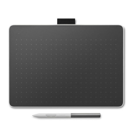 Wacom CTC4110WLW1B Intuos One Small, Inalámbrico y alámbrico, 152 x 95 mm, USB/Bluetooth, Pluma, Gris, Blanco, Windows 10,