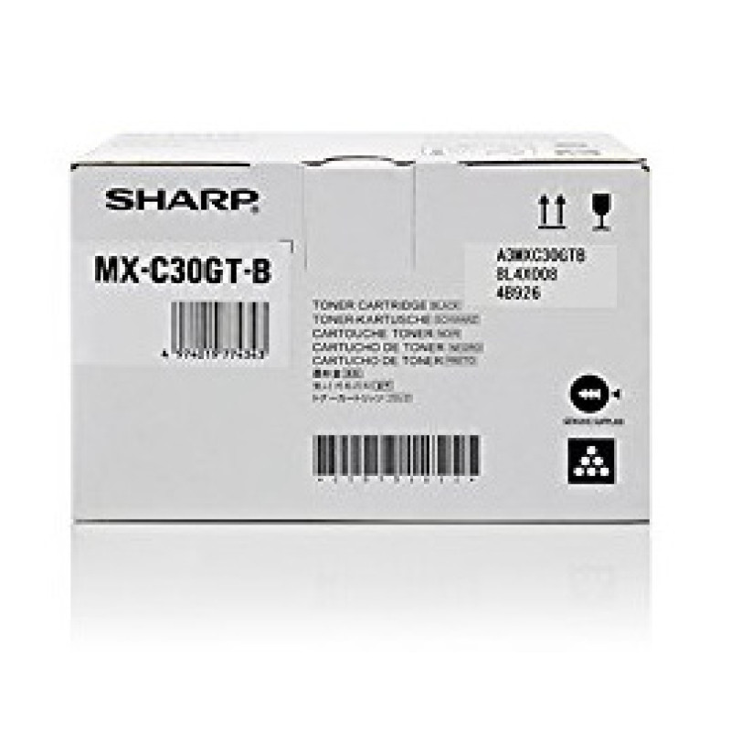 Sharp MX-C30GTB MXC30GTB, 6000 páginas, Negro, 1 pieza(s)