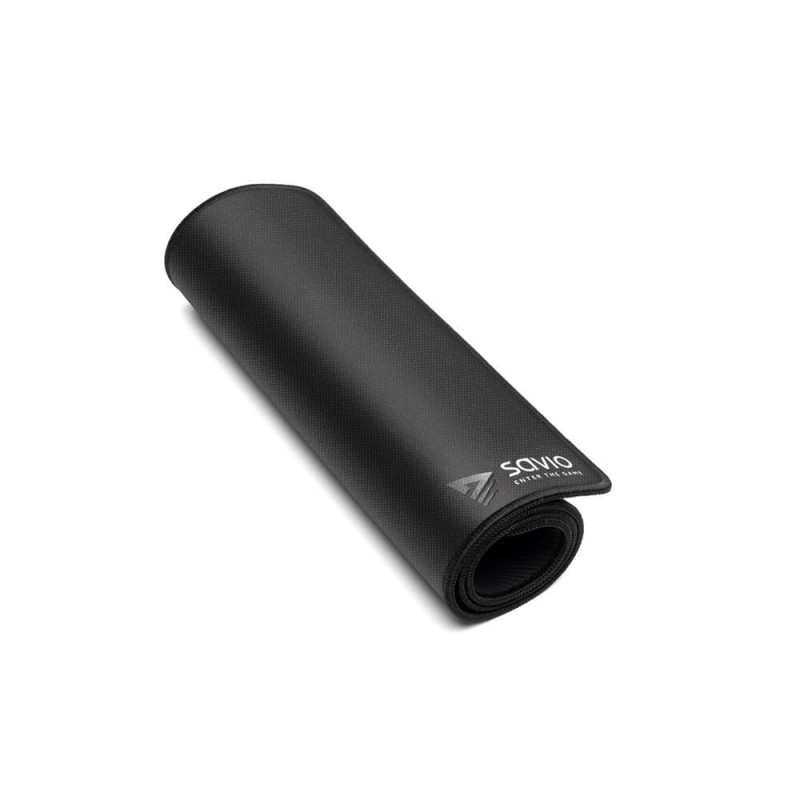 Savio BLACK EDITION PC XXL Black Edition Precision Control XXL, Negro, Monocromo, Caucho, Base antiderrapante, Alfombrilla de