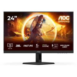 AOC 24G4HRE G4 24G4HRE, 60,5 cm (23.8"), 1920 x 1080 Pixeles, Full HD, LED, 1 ms, Negro, Rojo