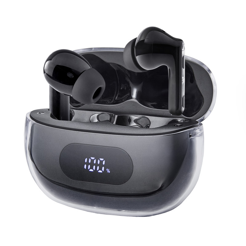 Intenso 3720310 Buds Earphone Plus T310AE Black, True Wireless Stereo (TWS), Llamadas/Música/Deporte/Uso diario, Auriculares,