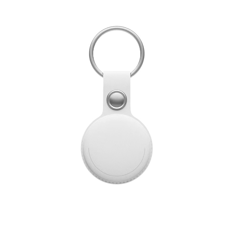 Leotec LETAG02WW EasyTag Dual iOS & Android Blanco con Llavero Blanco, Universal, Buscador, Blanco, Cloruro de polivinilo