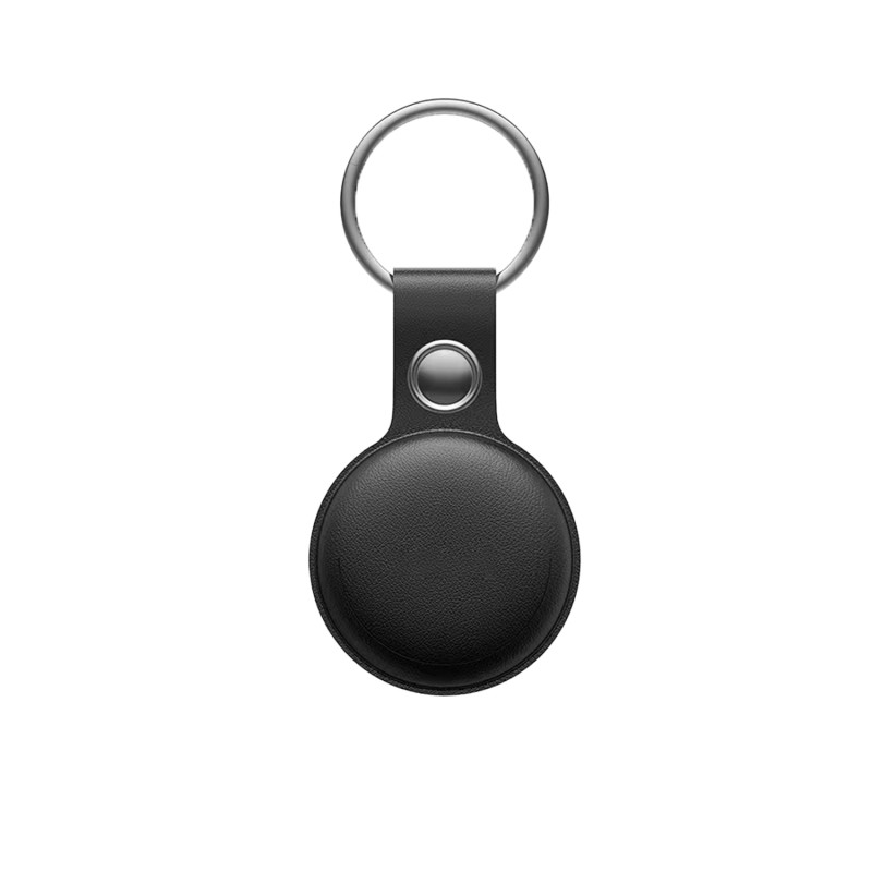 Leotec LETAG02BK EasyTag Dual iOS & Android Negro con Llavero Negro, Universal, Buscador, Negro, Cloruro de polivinilo (PVC),