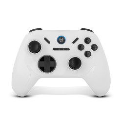 Krom NXKROMKADOERWH Kadoer, Gamepad, Android, Nintendo Switch, Nintendo Switch 2, PC, iOS, Cruceta, Botón de inicio, Botón