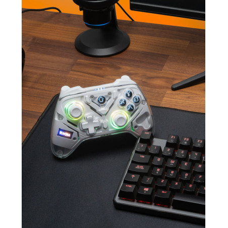 Krom NXKROMKRYSTAL NXKROMKRYSTAL, Gamepad, Android, Nintendo Switch, Nintendo Switch 2, PC, iOS, Cruceta, Botón de inicio,
