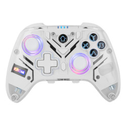 Krom NXKROMKRYSTAL NXKROMKRYSTAL, Gamepad, Android, Nintendo Switch, Nintendo Switch 2, PC, iOS, Cruceta, Botón de inicio,