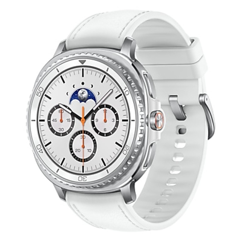 Samsung SM-L500NZWAEUE Galaxy Watch 8 Classic, 3,3 cm (1.3"), AMOLED, Pantalla táctil, 64 GB, GPS (satélite), 63,5 g