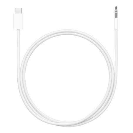 Apple MDV84ZM/A MDV84ZM/A, 3,5mm, Macho, USB Tipo C, Macho, 1,2 m, Blanco