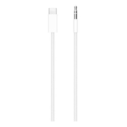 Apple MDV84ZM/A MDV84ZM/A, 3,5mm, Macho, USB Tipo C, Macho, 1,2 m, Blanco 2