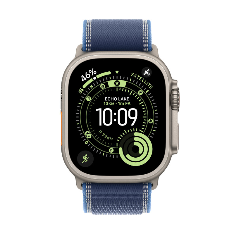 Apple MEWR4QL/A Watch Ultra 3 , OLED, Pantalla táctil, 64 GB, Wifi, GPS (satélite), 61,6 g