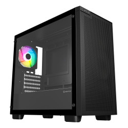 UNYKAch UK121806 Caja Micro ATX Revelat Mesh EDGE, Micro Torre, PC, Negro, ITX, micro ATX, Acrilonitrilo butadieno estireno