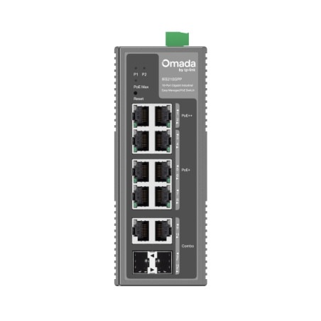 TP-Link IES210GPP Omada IES210GPP, Gestionado, Gigabit Ethernet (10/100/1000), Energía sobre Ethernet (PoE), Montaje en rack,