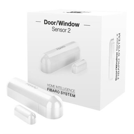 Fibaro FGDW-002-1 FIBEFGDW-002-1, Inalámbrico, Z-Wave, Blanco, 868.4 MHz, 40 m, 50 m