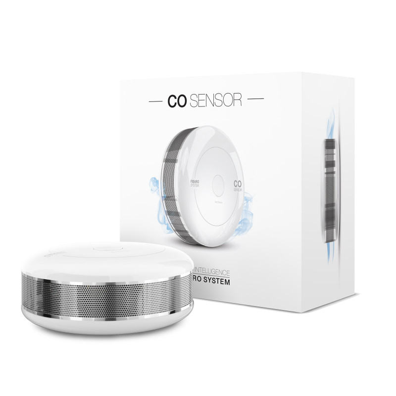 Fibaro FGCD-001 FGCD-001, Monóxido de carbono (CO), Inalámbrico, 869 MHz, 85 dB, RED 2014/53/EU, RoHS 2011/65/EU, EN