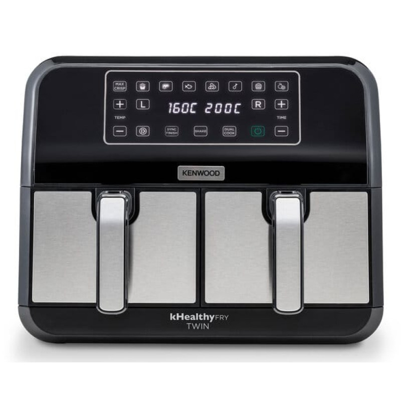 Kenwood HFM20.000MB HFM20.000MB, Freidora de aire caliente, 8 L, 35 °C, 200 °C, 60 min, Doble