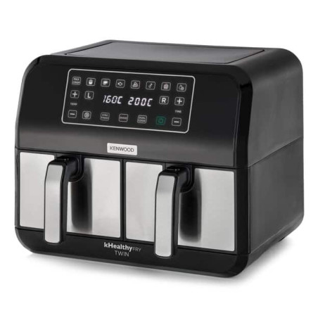 Kenwood HFM20.000MB HFM20.000MB, Freidora de aire caliente, 8 L, 35 °C, 200 °C, 60 min, Doble