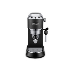 De’Longhi 0132106272 Dedica Style EC 685.BK, Máquina espresso, 1,1 L, Dosis de café, De café molido, 1300 W, Negro, Plata
