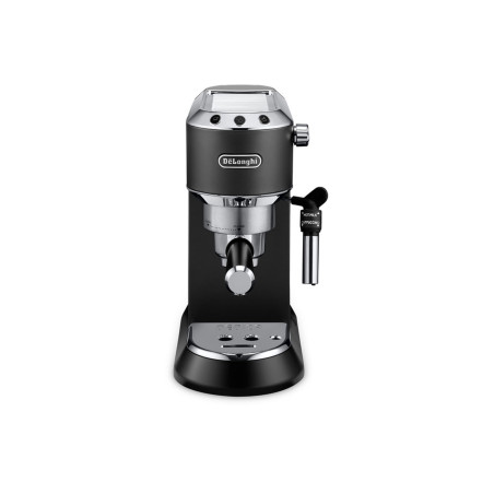 De’Longhi 0132106272 Dedica Style EC 685.BK, Máquina espresso, 1,1 L, Dosis de café, De café molido, 1300 W, Negro, Plata