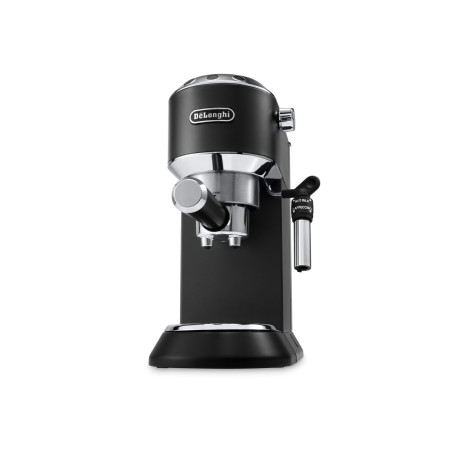 De’Longhi 0132106272 Dedica Style EC 685.BK, Máquina espresso, 1,1 L, Dosis de café, De café molido, 1300 W, Negro, Plata