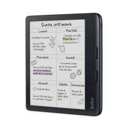 Rakuten Kobo N428-KU-BK-K-CK Libra Colour, 17,8 cm (7"), E Ink Kaleido, 1264 x 1680 Pixeles, EPUB, RTF, EPUB3, MOBI, CBR, PDF, 2