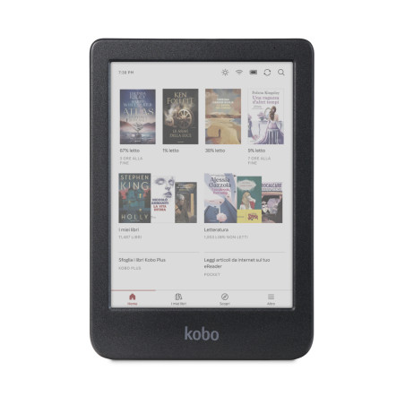 Rakuten Kobo N367-KU-BK-K-CK Clara Colour, 15,2 cm (6"), E Ink Kaleido, 1448 x 1072 Pixeles, EPUB, RTF, EPUB3, MOBI, CBR, PDF,