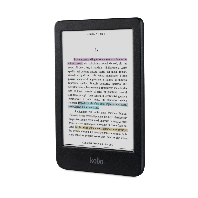 Rakuten Kobo N367-KU-BK-K-CK Clara Colour, 15,2 cm (6"), E Ink Kaleido, 1448 x 1072 Pixeles, EPUB, RTF, EPUB3, MOBI, CBR, PDF,