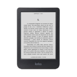 Rakuten Kobo N365-KU-BK-K-EP Clara BW, 15,2 cm (6"), E Ink Carta, 1448 x 1072 Pixeles, CBR, CBZ, EPUB, EPUB3, FlePub, HTML,