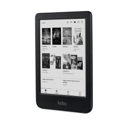 Rakuten Kobo N365-KU-BK-K-EP Clara BW, 15,2 cm (6"), E Ink Carta, 1448 x 1072 Pixeles, CBR, CBZ, EPUB, EPUB3, FlePub, HTML, 2