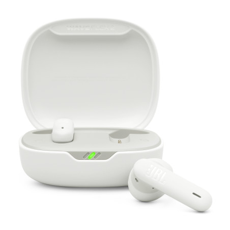 JBL JBLWFLEX2WHT Wave Flex 2, Inalámbrico, Llamadas/Música, 20 - 20000 Hz, 8,24 g, Auriculares, Blanco