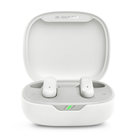 JBL JBLWFLEX2WHT Wave Flex 2, Inalámbrico, Llamadas/Música, 20 - 20000 Hz, 8,24 g, Auriculares, Blanco