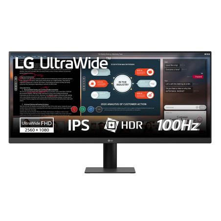 LG 29U511A-B.AEU 29U511A-B, 73,7 cm (29"), 2560 x 1080 Pixeles, WFHD, LCD, 5 ms, Negro