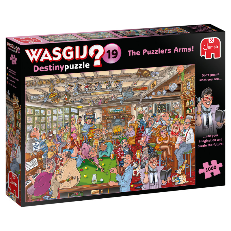 Jumbo 19166 Wasgij Destiny 19 1000 pcs, 1000 pieza(s), Cómics, 12 año(s)