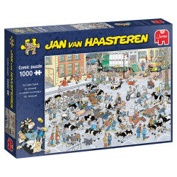 Jumbo 19075 Jan van Haasteren The Cattle Market 1000 pcs, 1000 pieza(s), Dibujos, 12 año(s)