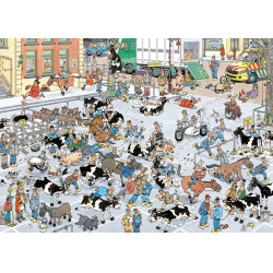 Jumbo 19075 Jan van Haasteren The Cattle Market 1000 pcs, 1000 pieza(s), Dibujos, 12 año(s) 2