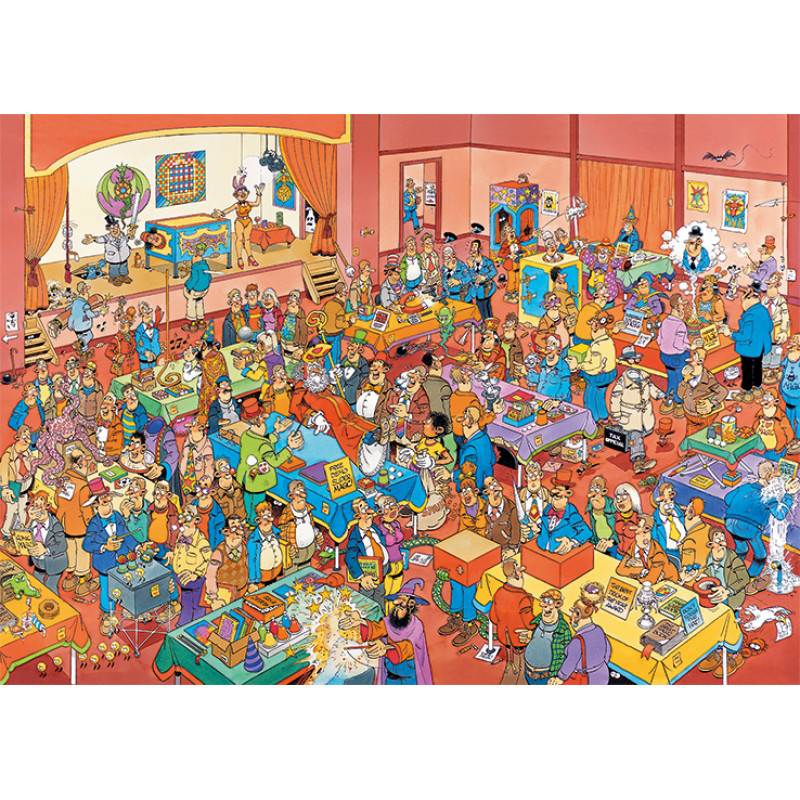 Jumbo 19072 Jan van Haasteren The Magic Fair 1000 pcs, 1000 pieza(s), Cómics, 12 año(s)