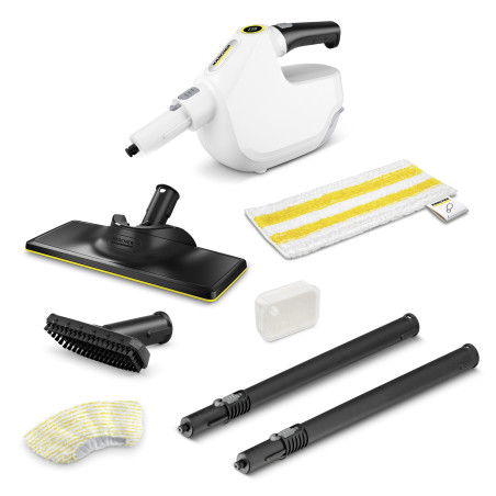Kärcher 1.516-410.0 SC 1 Multi & Up, Limpiador a vapor portátil, 0,2 L, Negro, Amarillo, 5 m, 1300 W, 220-240 V