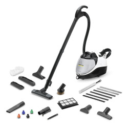 Kärcher 1.439-490.0 SV 7, Limpiador a vapor de cilindro, 0,5 L, Negro, Gris, Blanco, Botones, Fijo, 50 cm