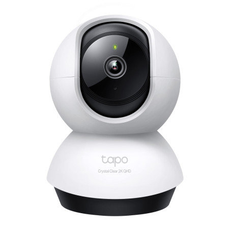 TP-Link TAPO C220 Tapo C220, Cámara de seguridad IP, Interior, Inalámbrico, Escritorio, Blanco, Negro, Esférico