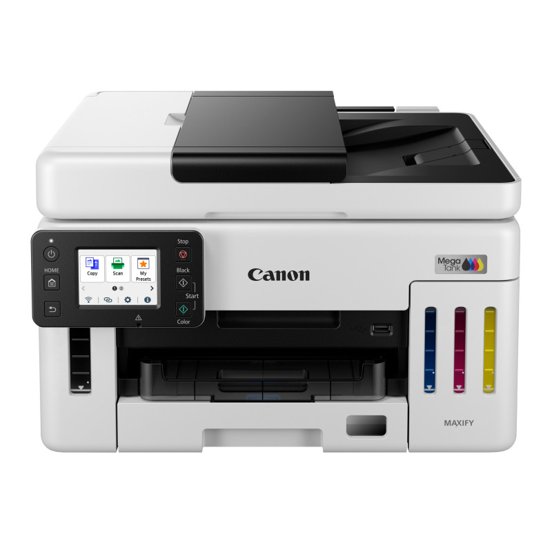 Canon 6882C006 MAXIFY GX6150, Inyección de tinta, Impresión a color, 600 x 1200 DPI, A4, Impresión directa, Negro, Blanco