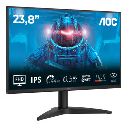 AOC 24B36X B3 24B36X, 60,5 cm (23.8"), 1920 x 1080 Pixeles, Full HD, LED, 4 ms, Negro 2