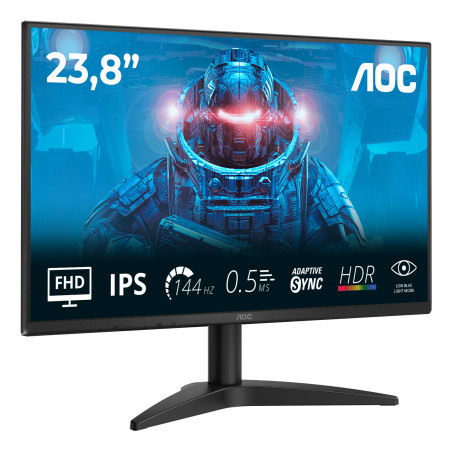 AOC 24B36X B3 24B36X, 60,5 cm (23.8"), 1920 x 1080 Pixeles, Full HD, LED, 4 ms, Negro