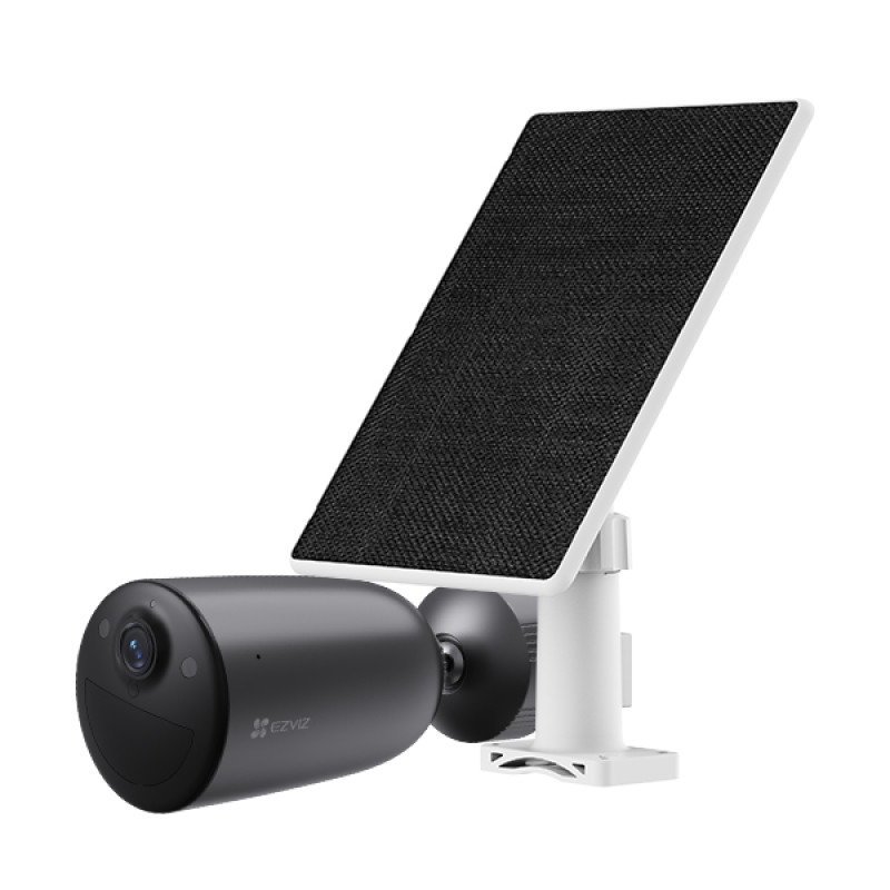 EZVIZ CS-EB3/SP-R200 2K 4GA EB3 4G Kit, Cámara de seguridad IP, Exterior, Inalámbrico, Techo/pared, Negro, Bala (forma)