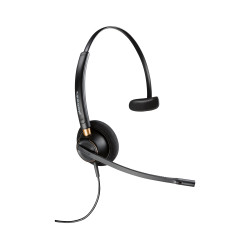 HP Poly 783Q2AA Auriculares monoaurales Poly EncorePro 510 con desconexión rápida, Alámbrico, Llamadas/Música, 52 g,