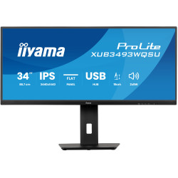 iiyama XUB3493WQSU-B6 ProLite XUB3493WQSU-B6, 86,4 cm (34"), 3440 x 1440 Pixeles, UltraWide Quad HD, LED, 1 ms, Negro 2